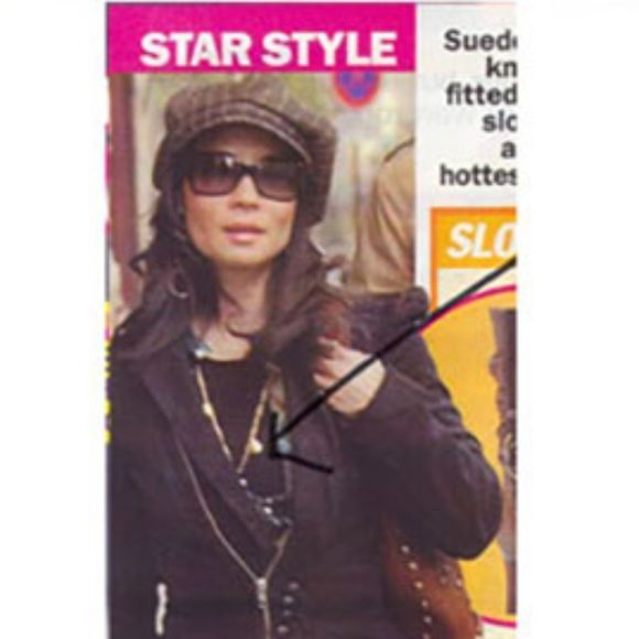 NIB BONNIE BASHAM Jade 14K Longhorn Necklace - Picture 2 of 2